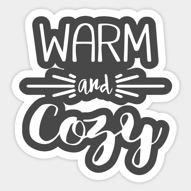 Warm & Cozy Sticker by TheLeopardBear